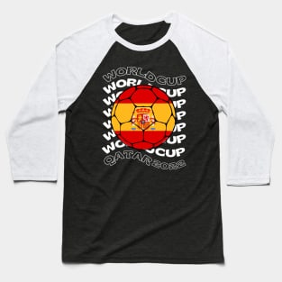 Spain Football Baseball T-Shirt